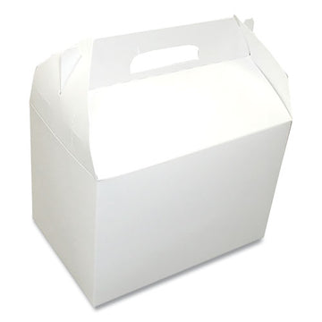 Dixie® Take-out Barn One-piece Paperboard Food Box, 8.63 X 6 X 6.5, White, 200-carton freeshipping - TVN Wholesale